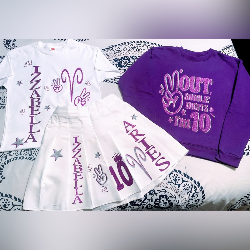 10th Birthday (Everything is customized and made to order)